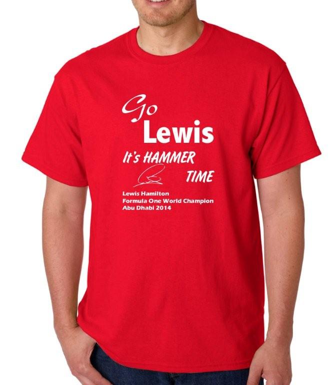 Lewis Hamilton, 2014 GRAND PRIX CHAMPION, F1 Racing, Hammer Time Men